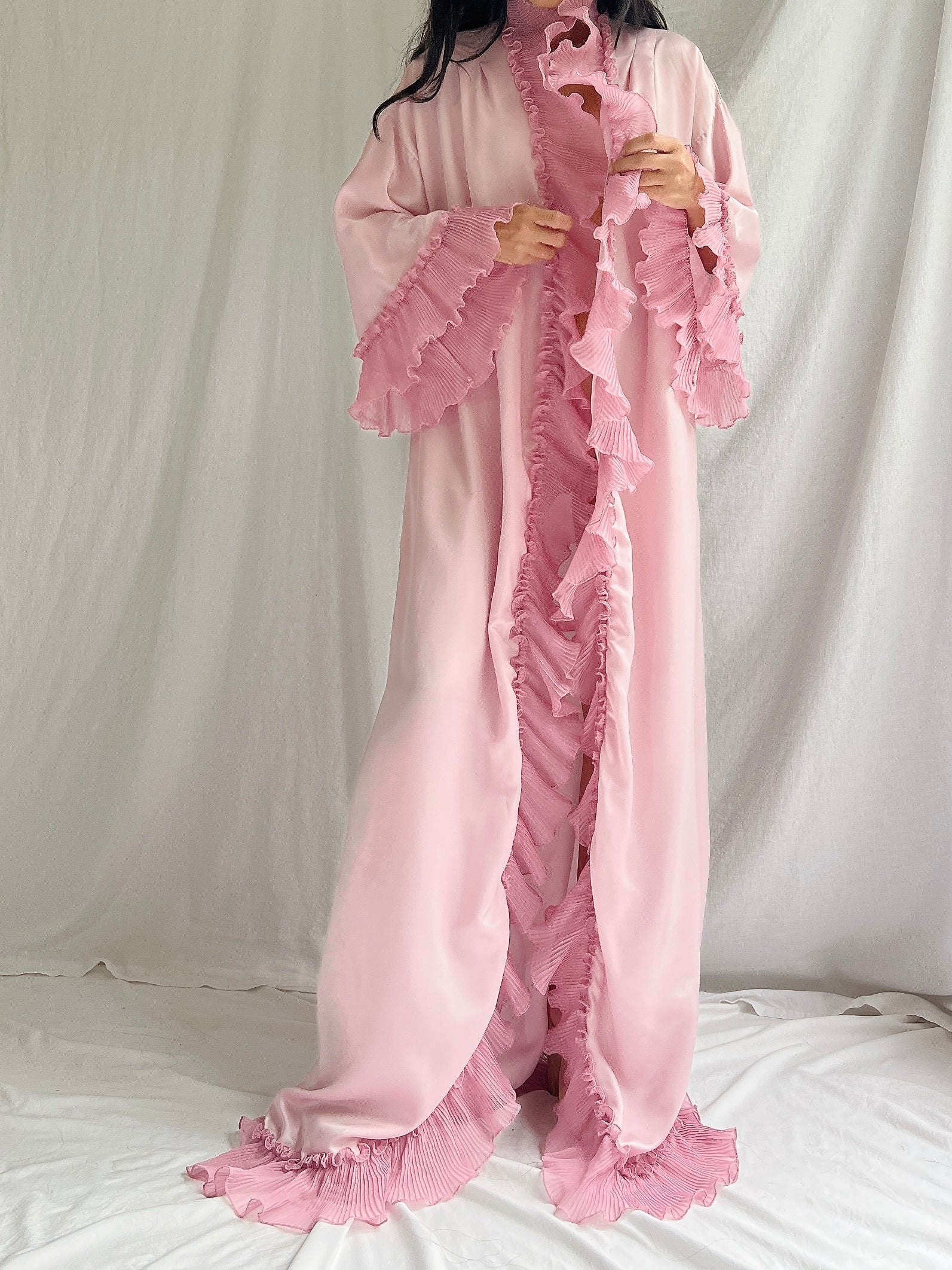 Vintage Lilac Mary McFadden Dressing Gown