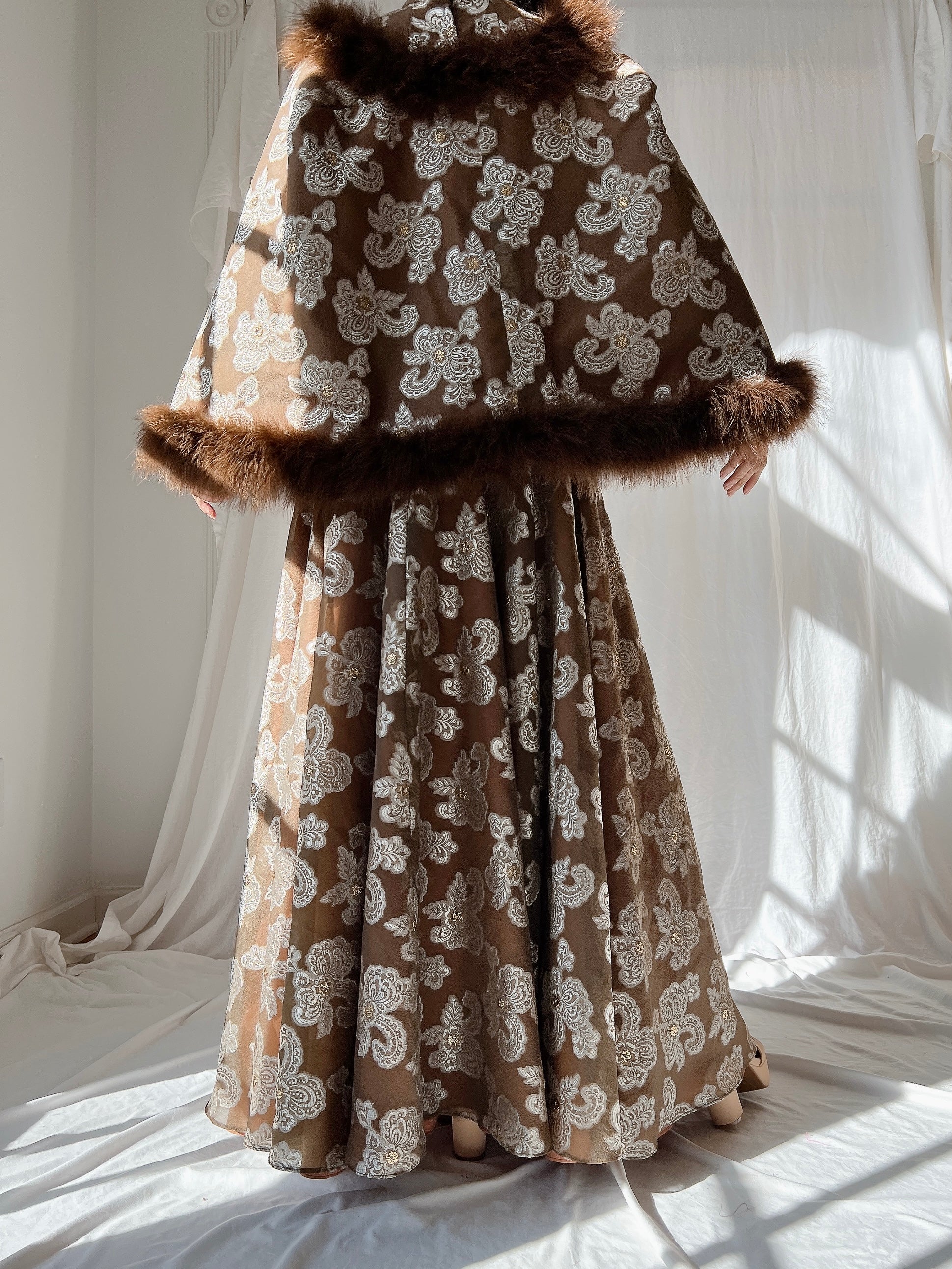 1960s Lurex 2 Piece Ensemble - M