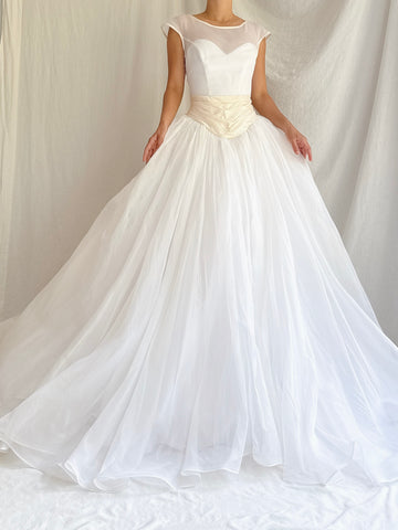 Vintage Christian Dior Silk Organza Gown - XS/2