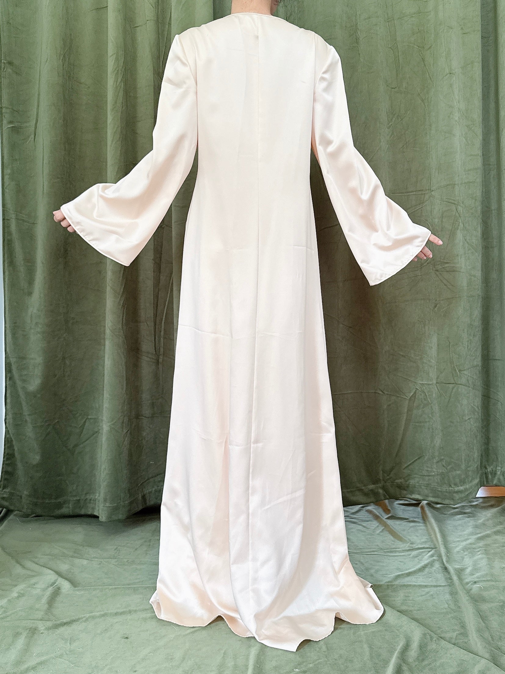 Vintage Peach 2 Piece Robe Set - S/M