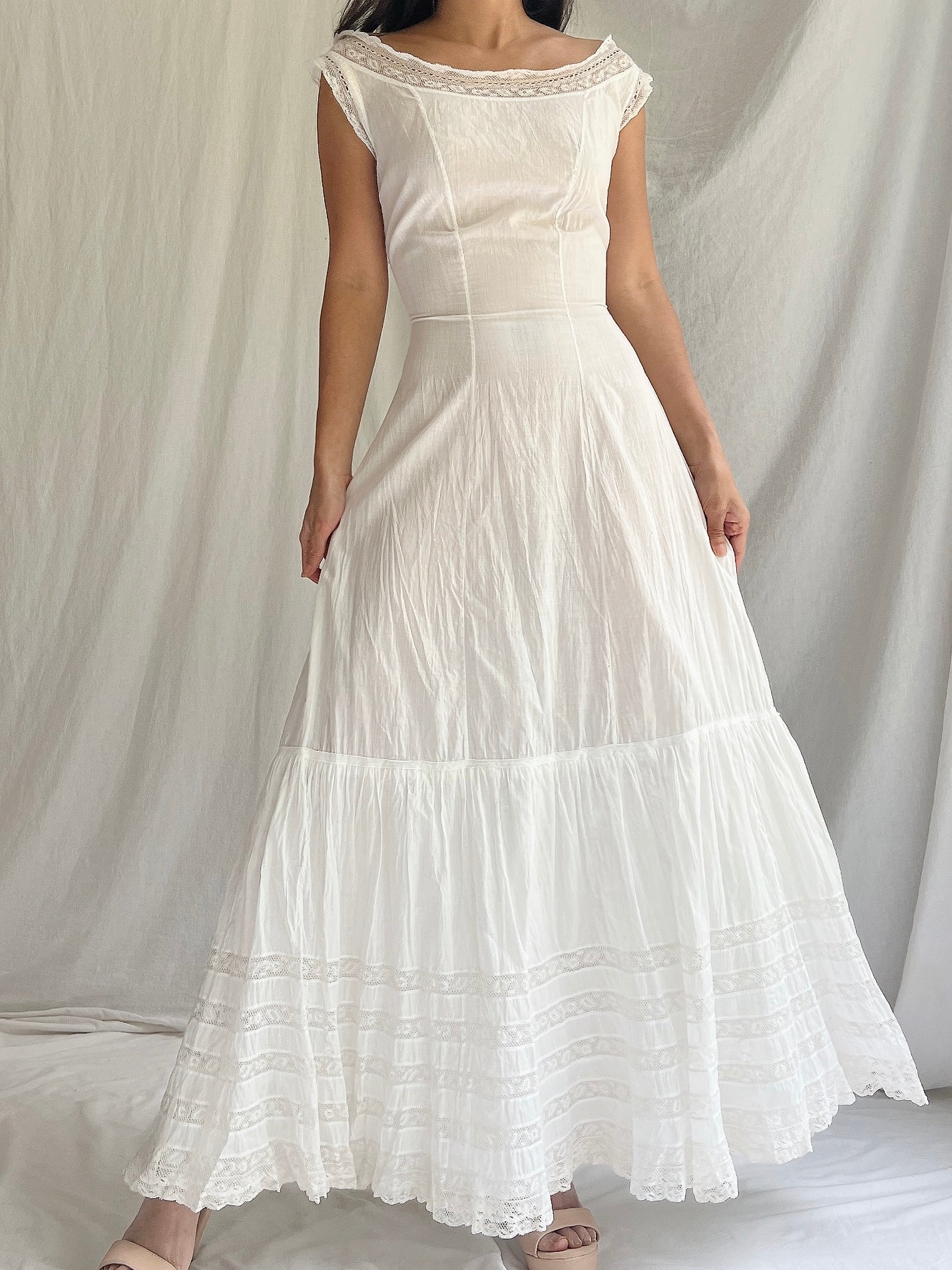 Antique Cotton Chemise - XS