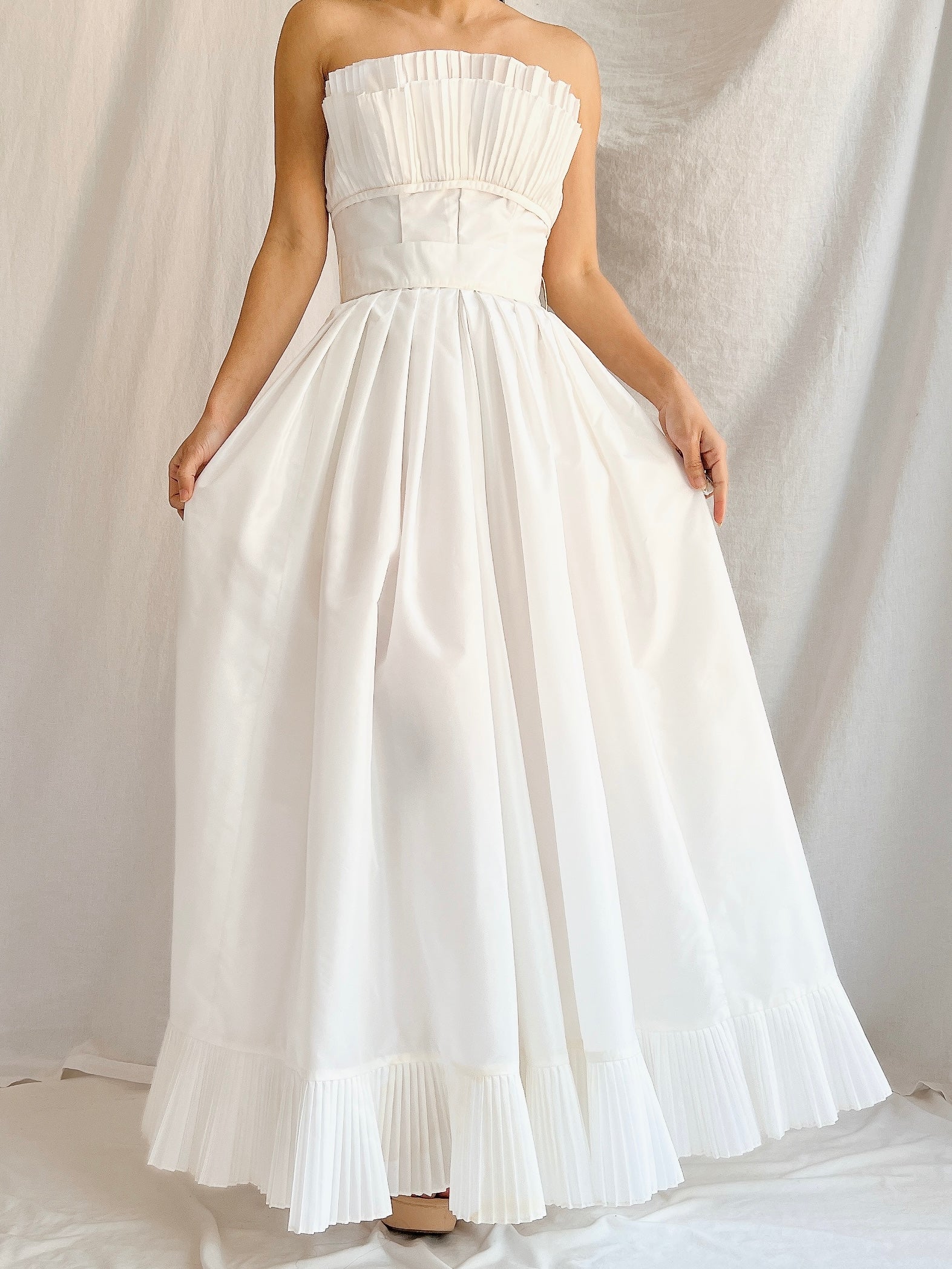 Vintage Victor Costa Tafetta Dress - XS
