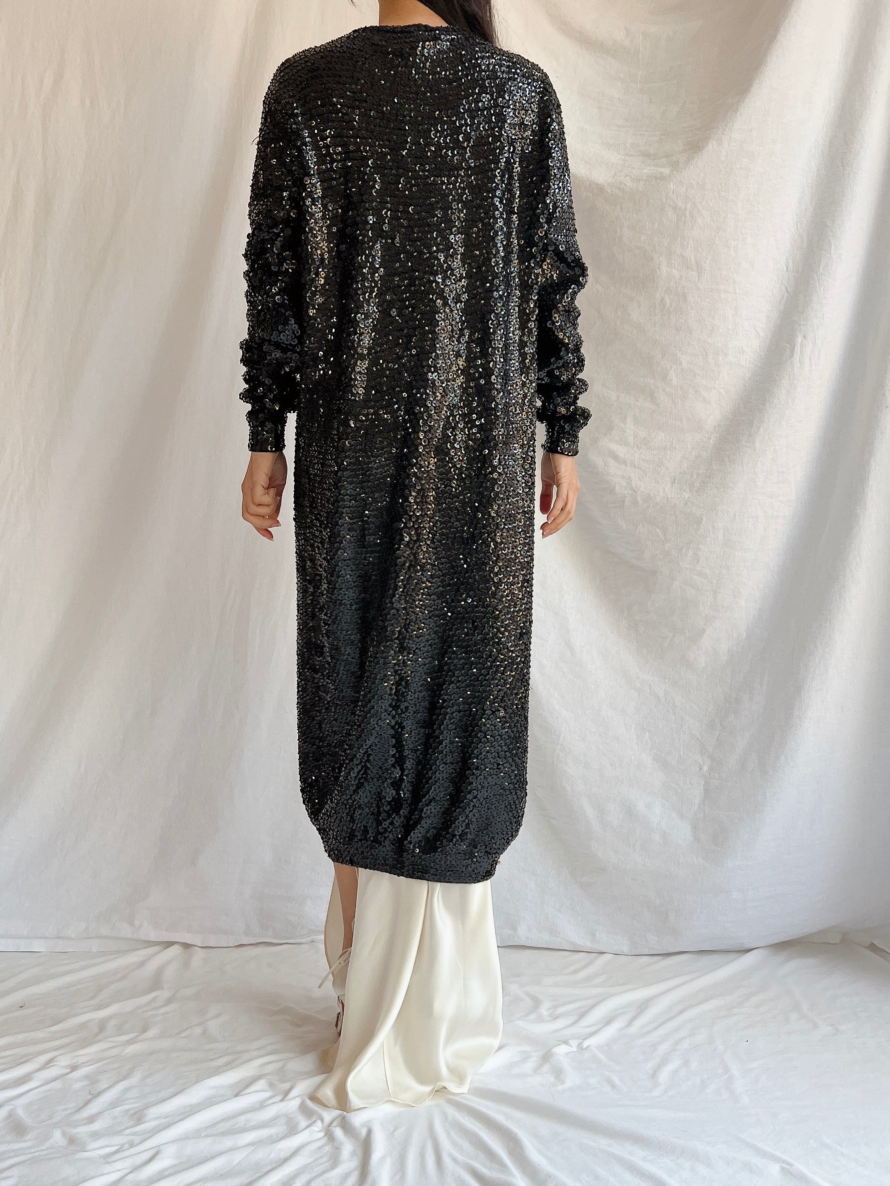 Vintage Norma Kamala Wool Sequins - M
