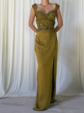 Vintage Claire’s Collection Mustard Dress - M/8