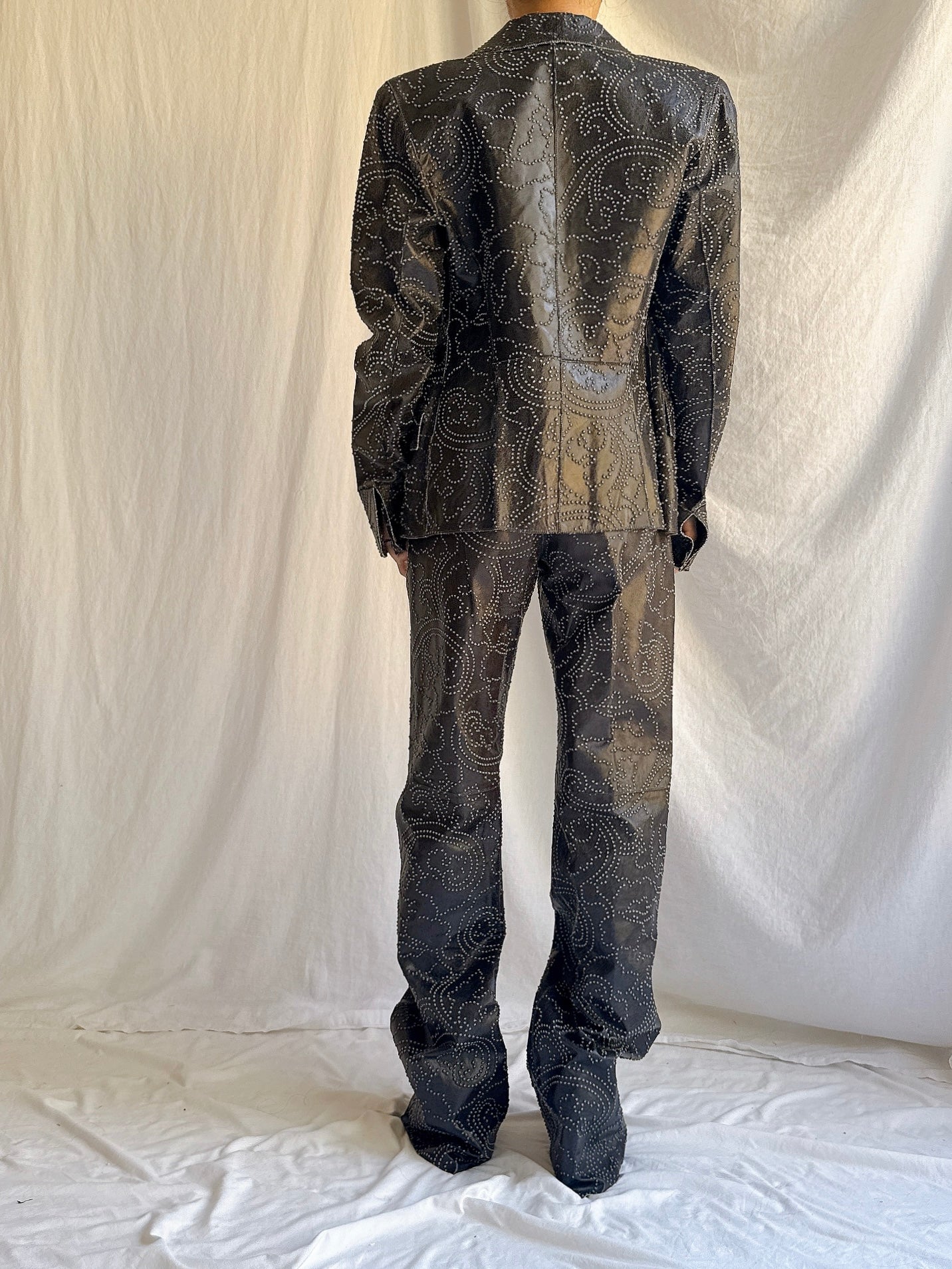 Vintage Estrella Spain Textured Leather Set - S/M/44/US 8