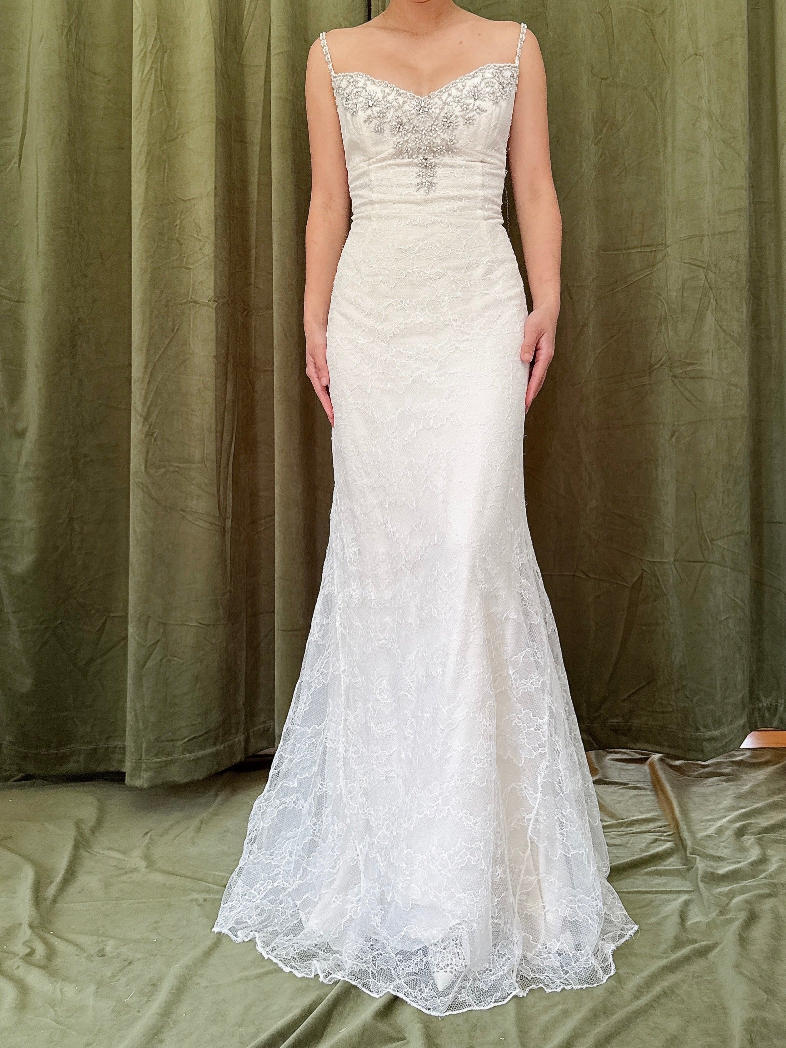 Vintage Liancarlo Couture Silk Lace Gown - Size 10