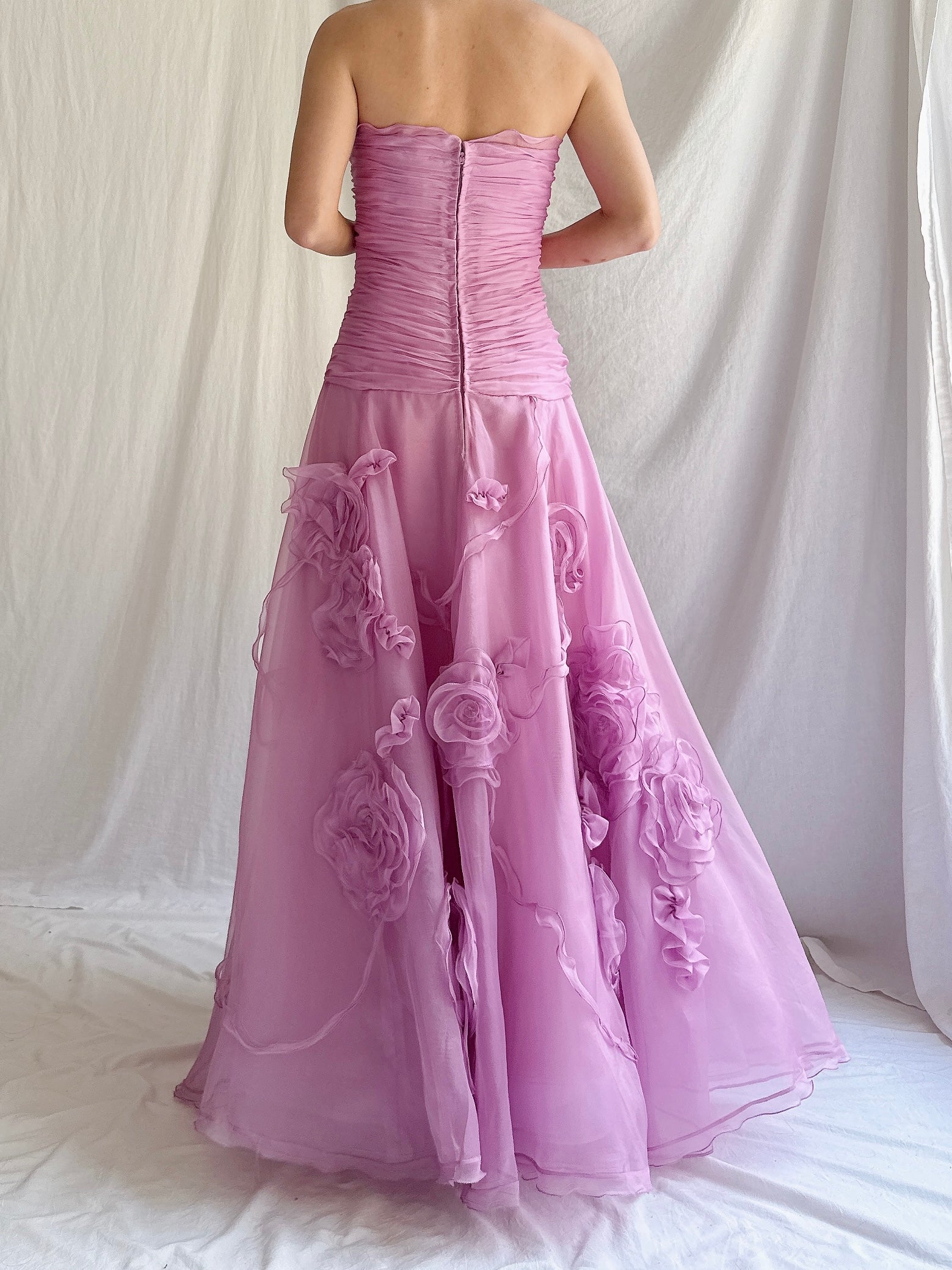 1990s Bellville Sassoon Silk Organza Dress - M/UK 12/14