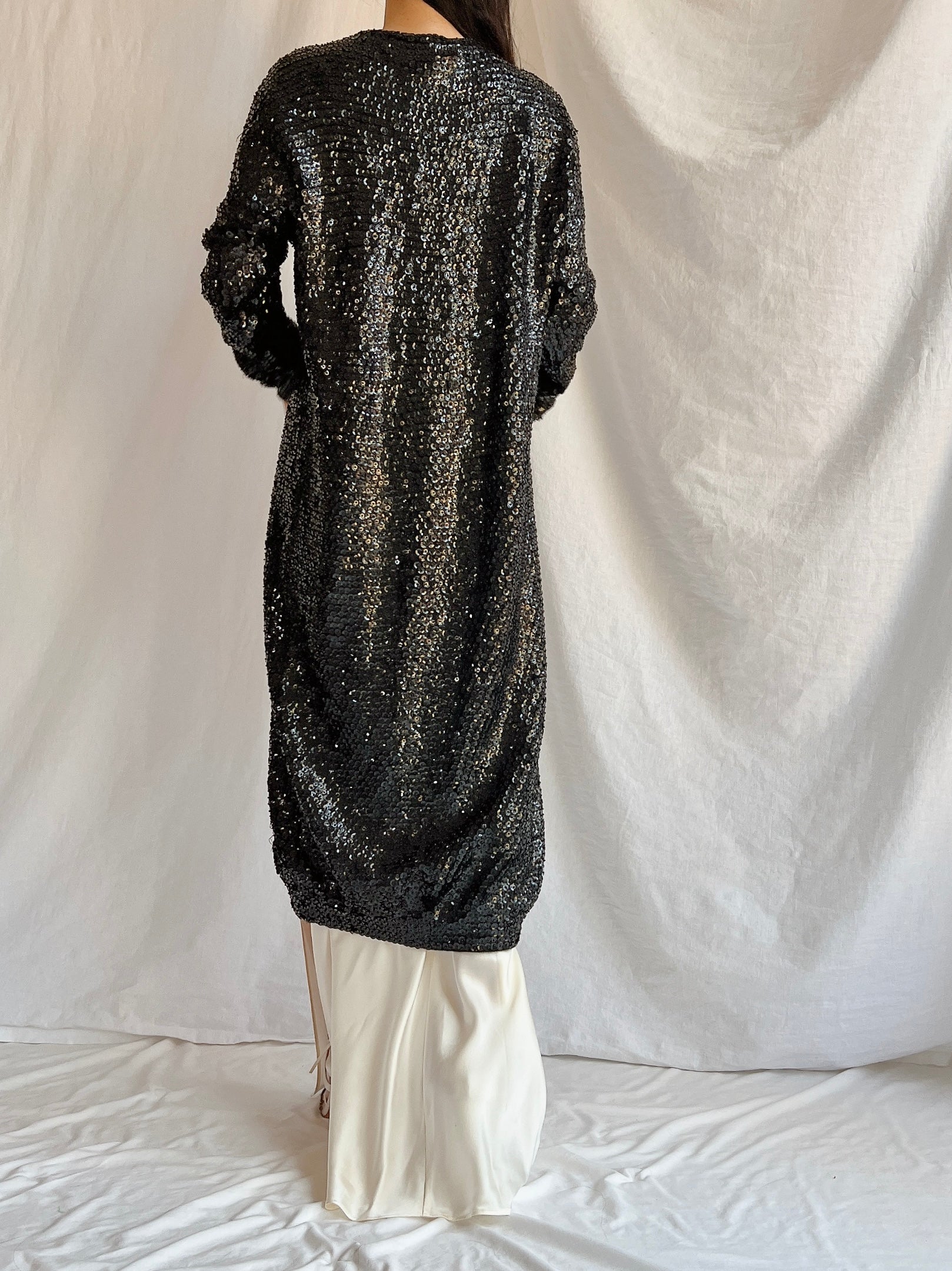 Vintage Norma Kamala Wool Sequins - M