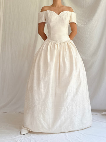 Vintage Jessica McClintock Silk Dress - S/4/6