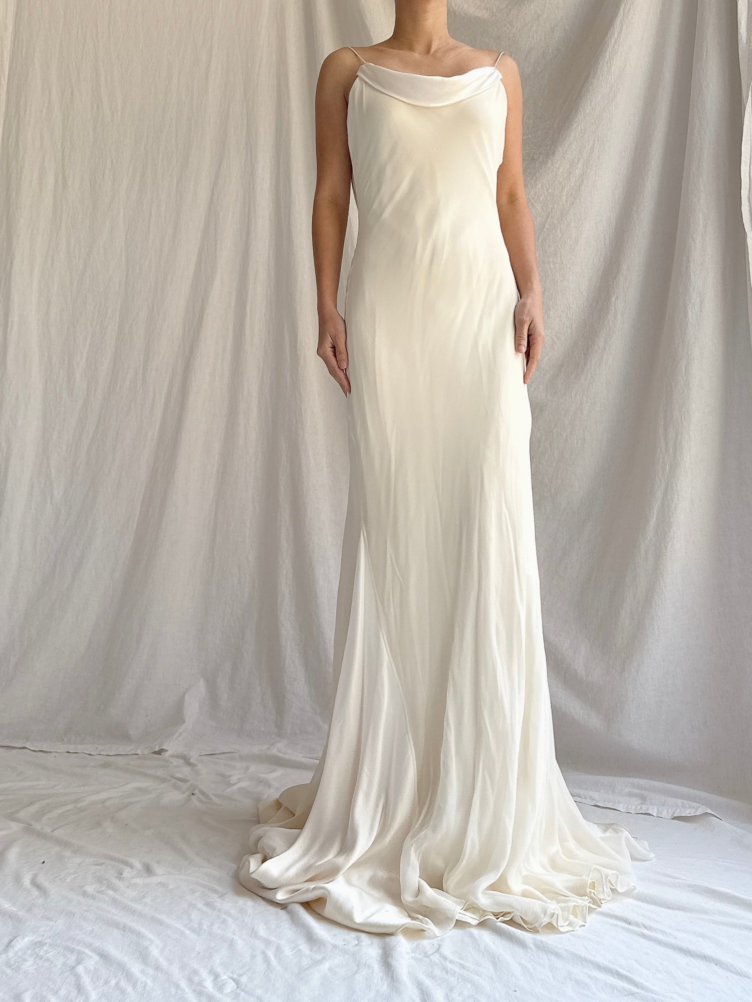 Vintage Vera Wang Silk Bias Gown - XS