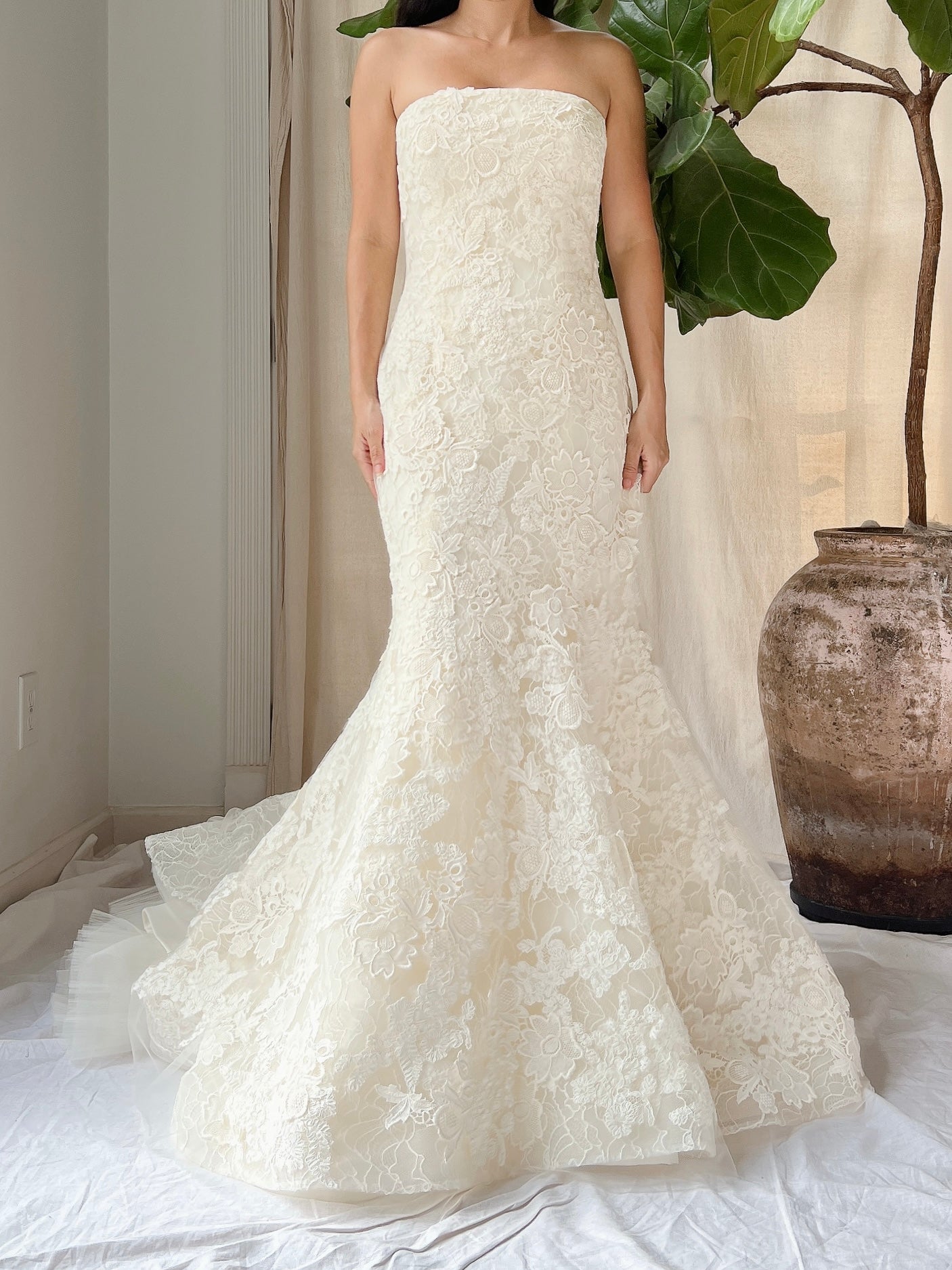 Vera Wang Strapless Dress - S/4