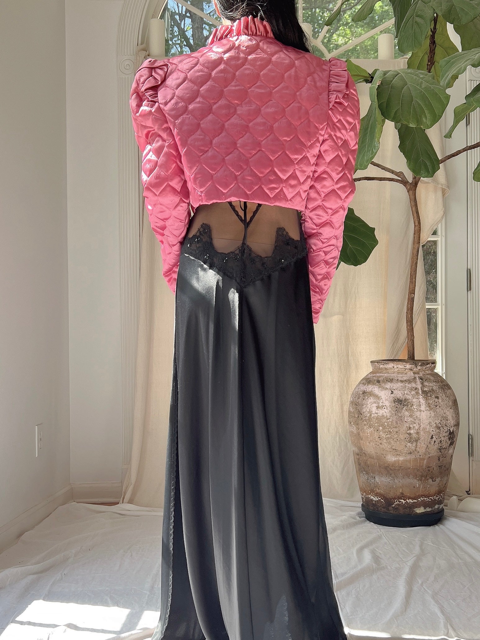 Vintage Cropped Bolero Jacket - S