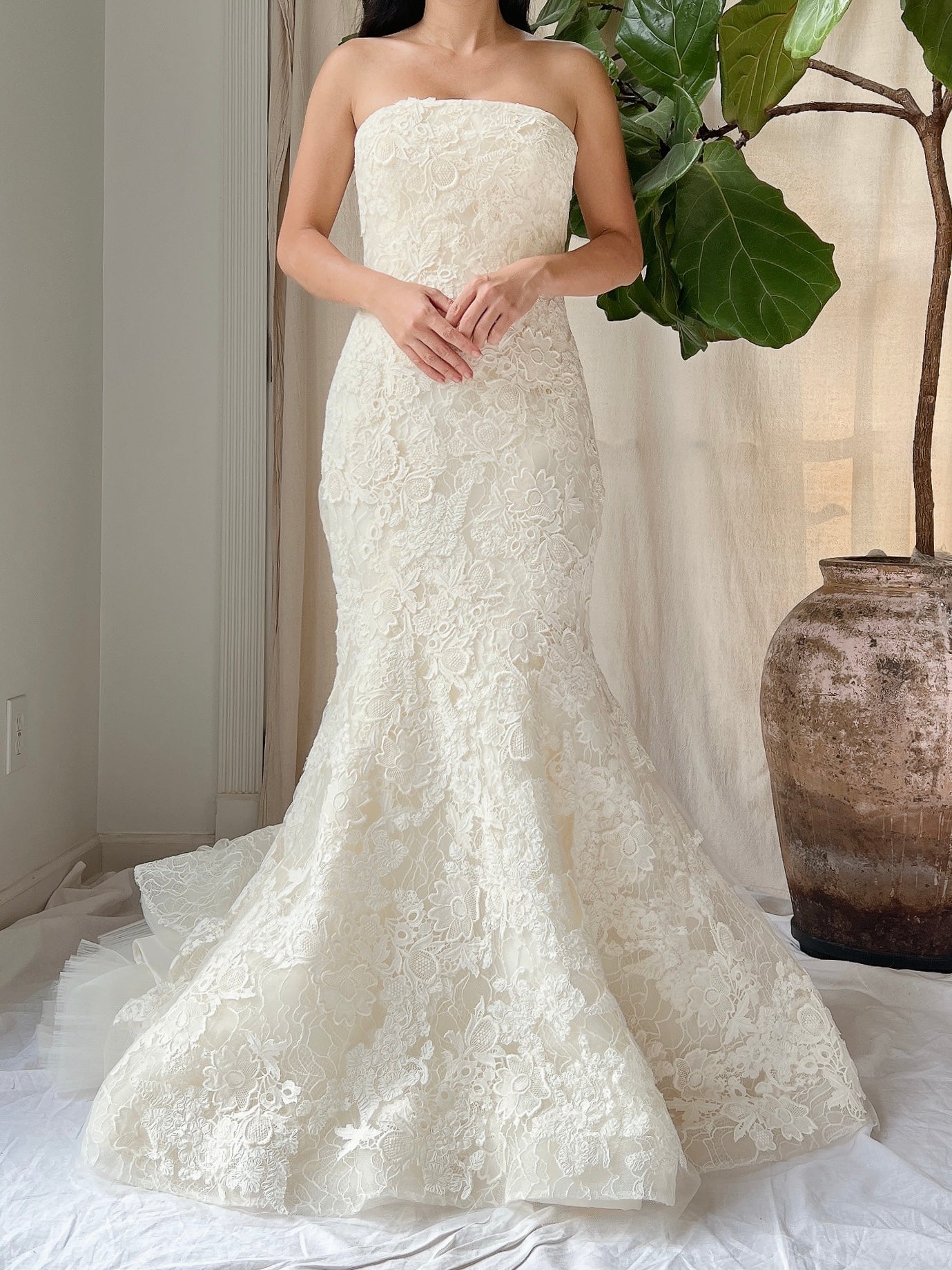 Vera Wang Strapless Dress - S/4