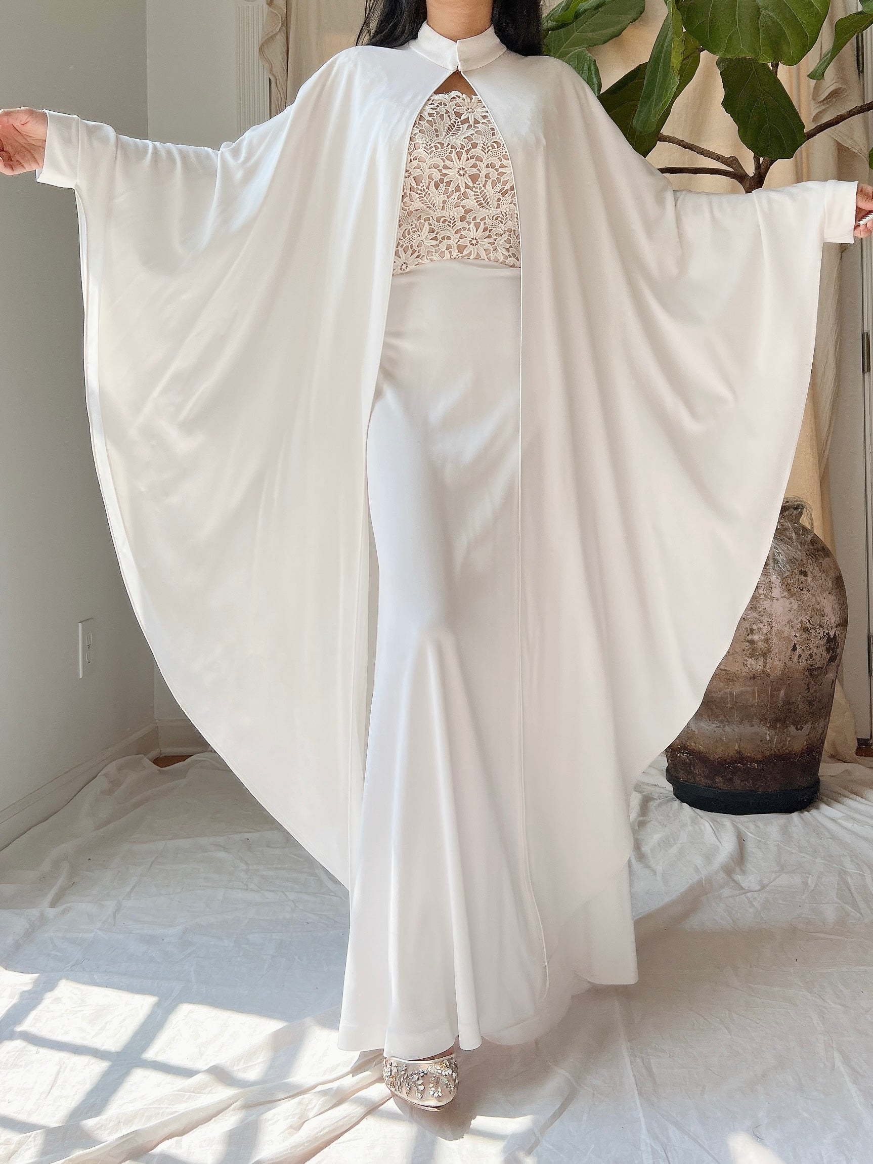 1970s 2-Piece Jersey Ensemble - S