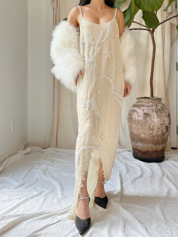 Vintage Feather Jacket - S