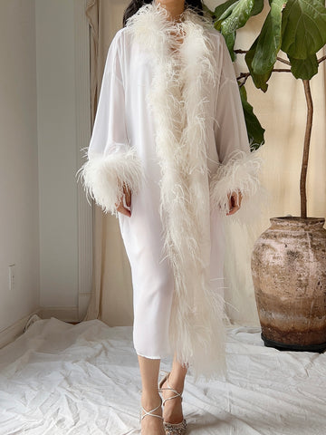 Vintage Chiffon Feather Duster - OSFM