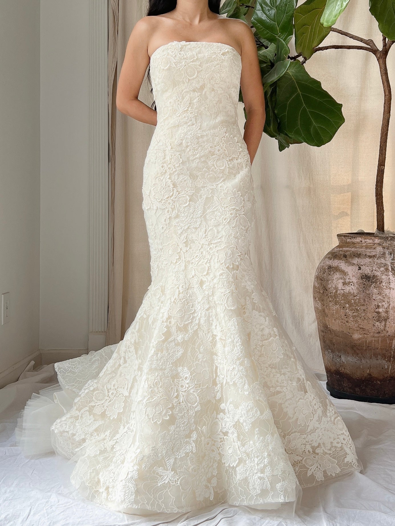 Vera Wang Strapless Dress - S/4