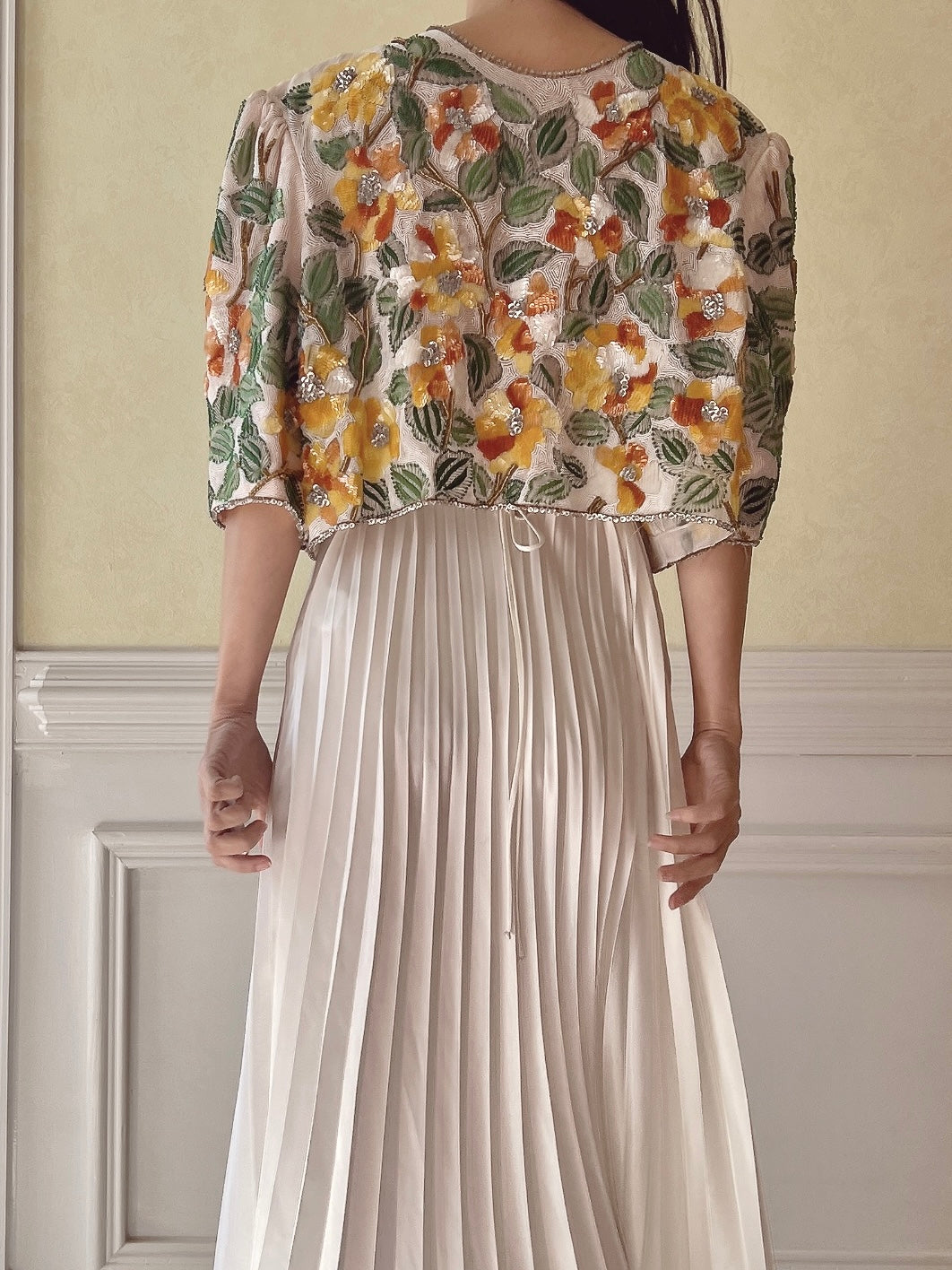 Vintage Beaded Jacket - S