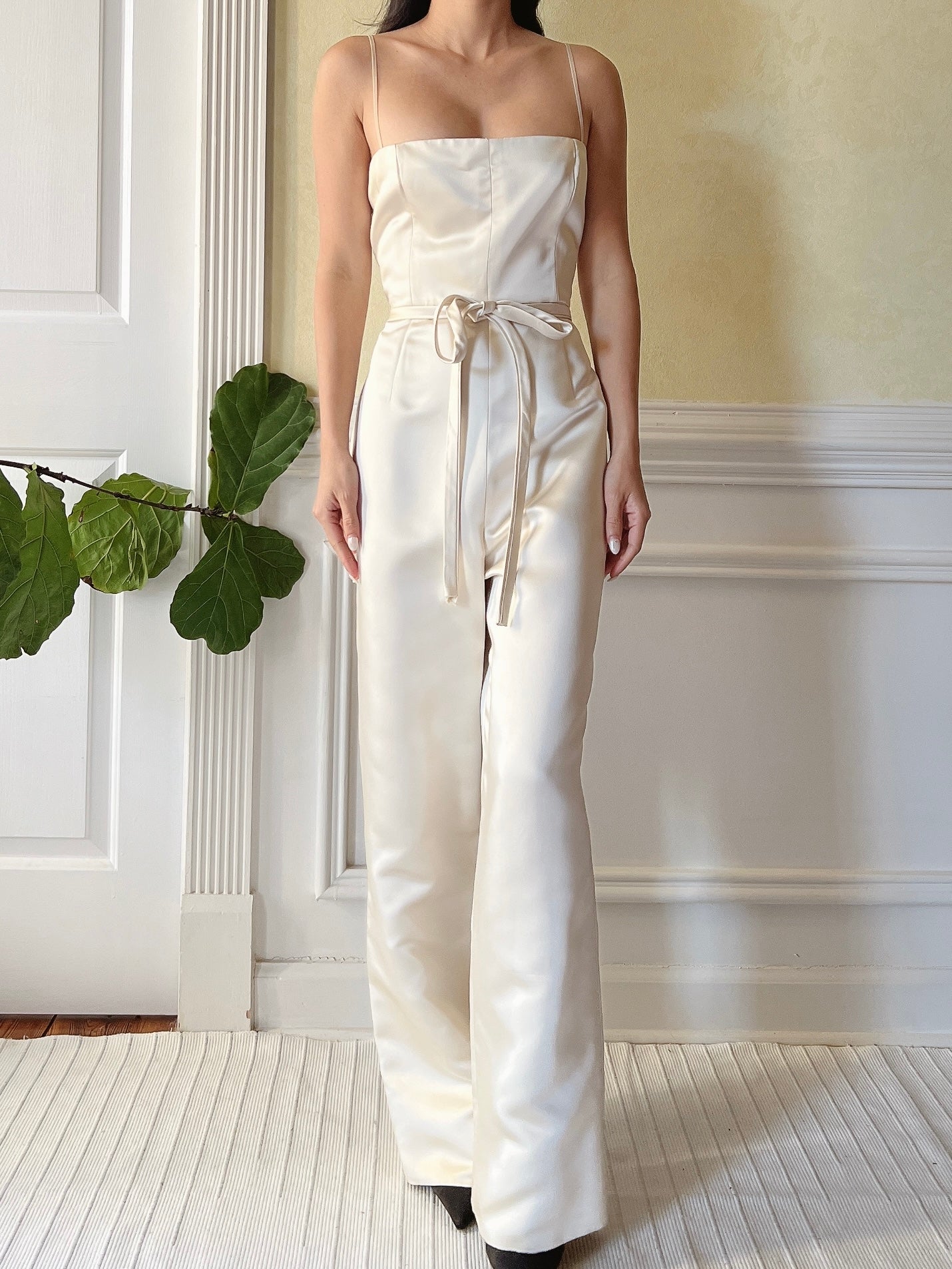 Vintage Malcolm Starr Satin Romper