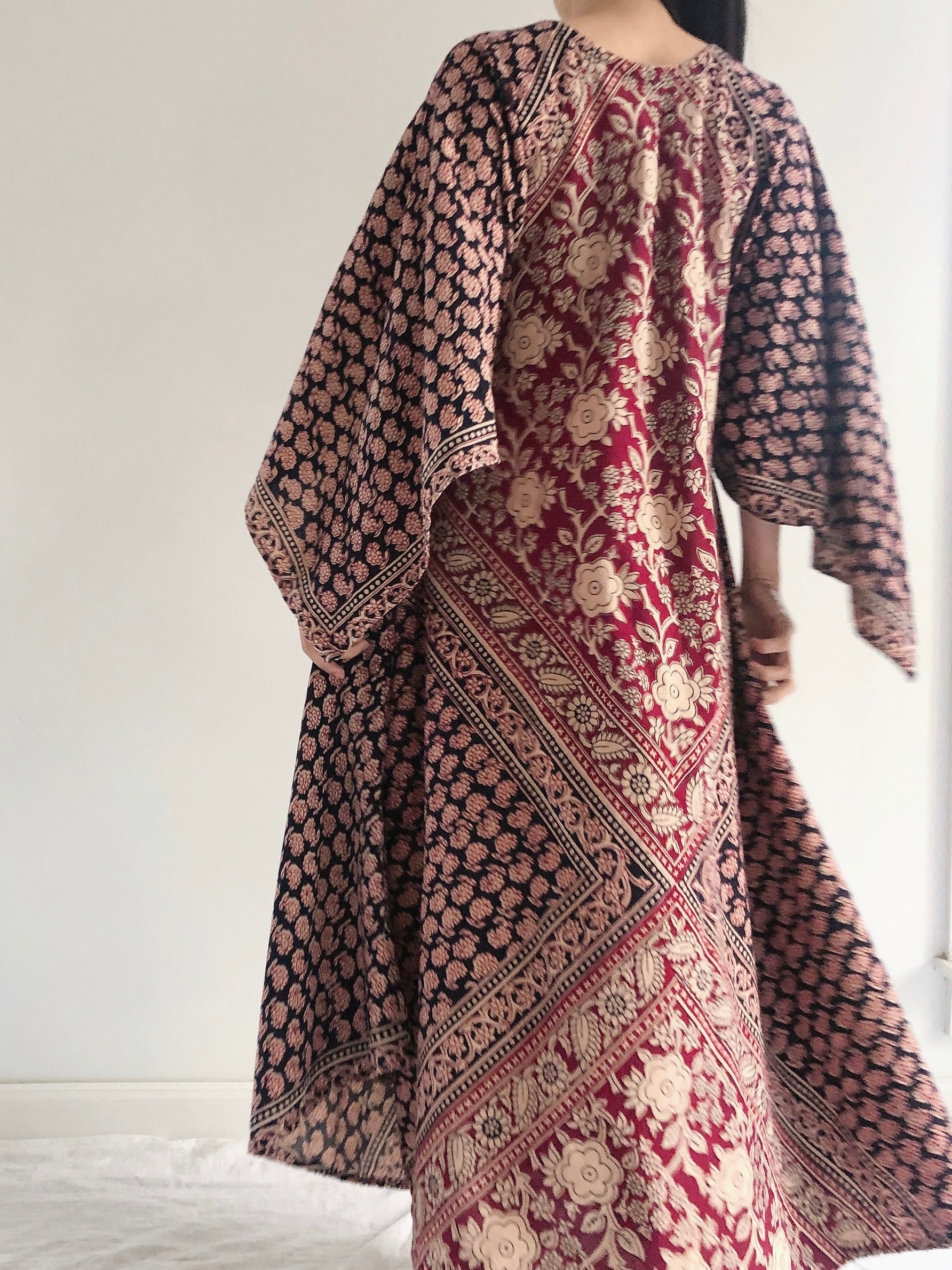 1970s Indian Cotton Dress - OSFM