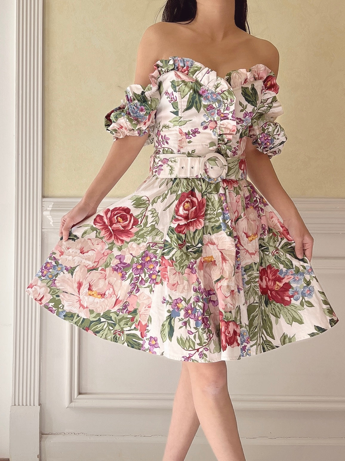 Vintage Cotton 2-Piece Set - XS