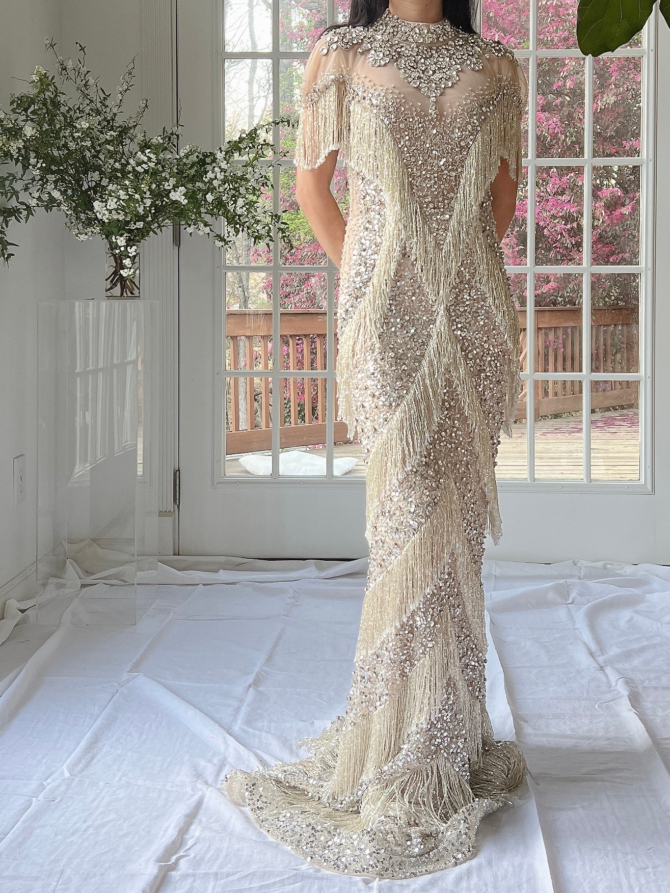 Couture Beaded Tulle Gown - XS/0/2