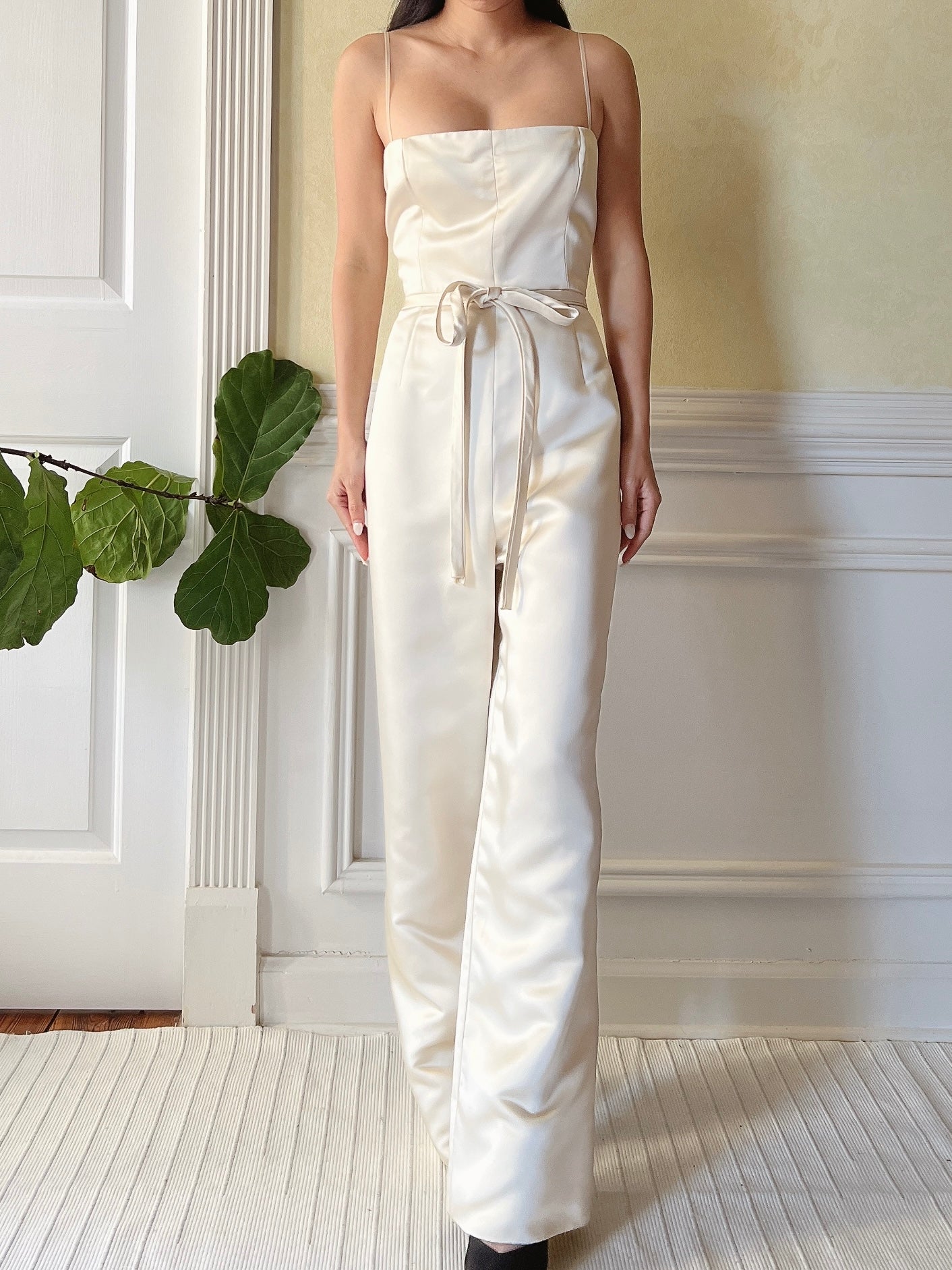 Vintage Malcolm Starr Satin Romper