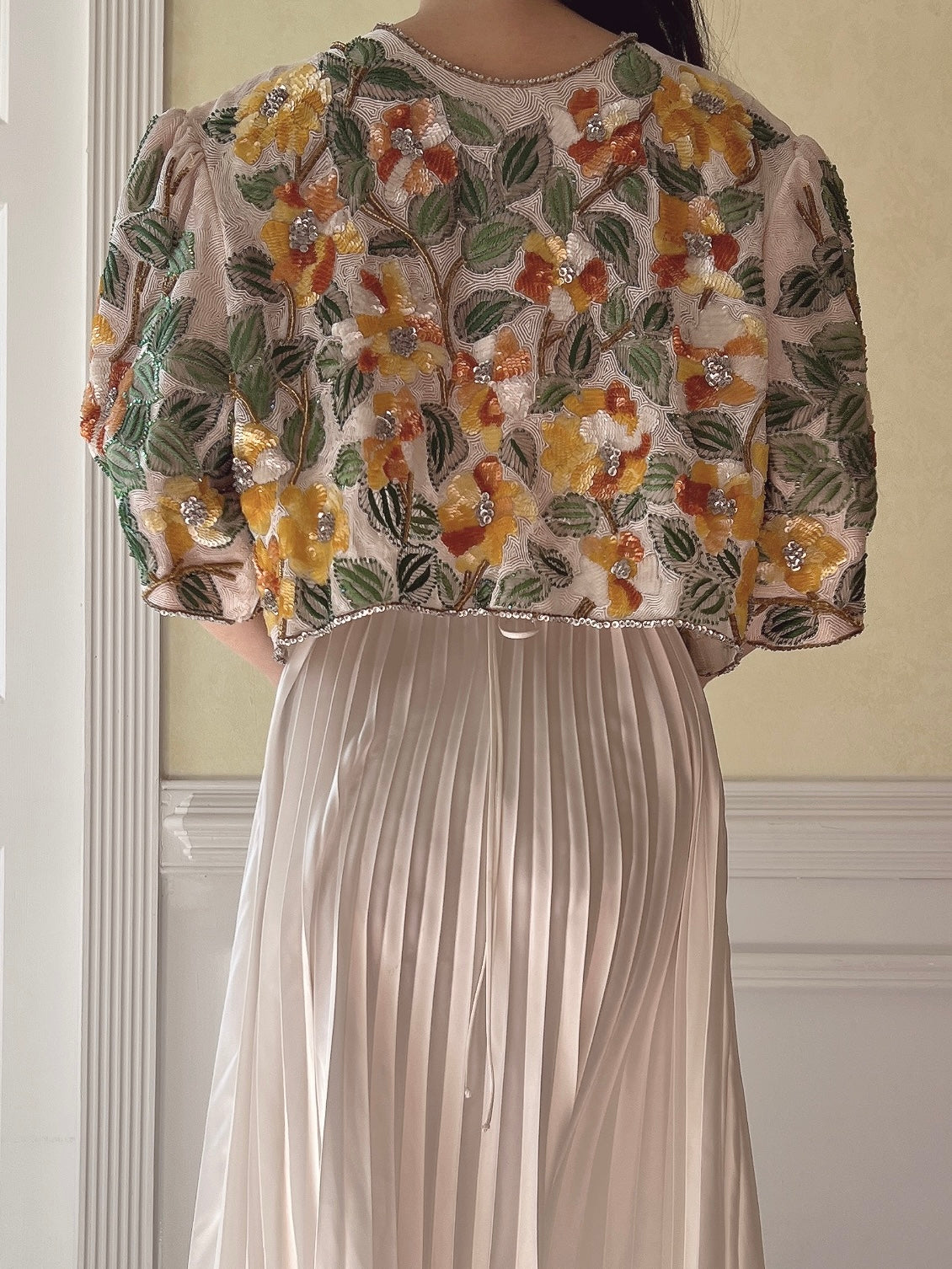 Vintage Beaded Jacket - S