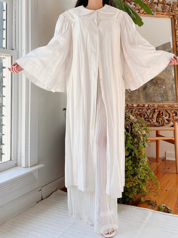 Antique Linen Graduation Robe - OSFM
