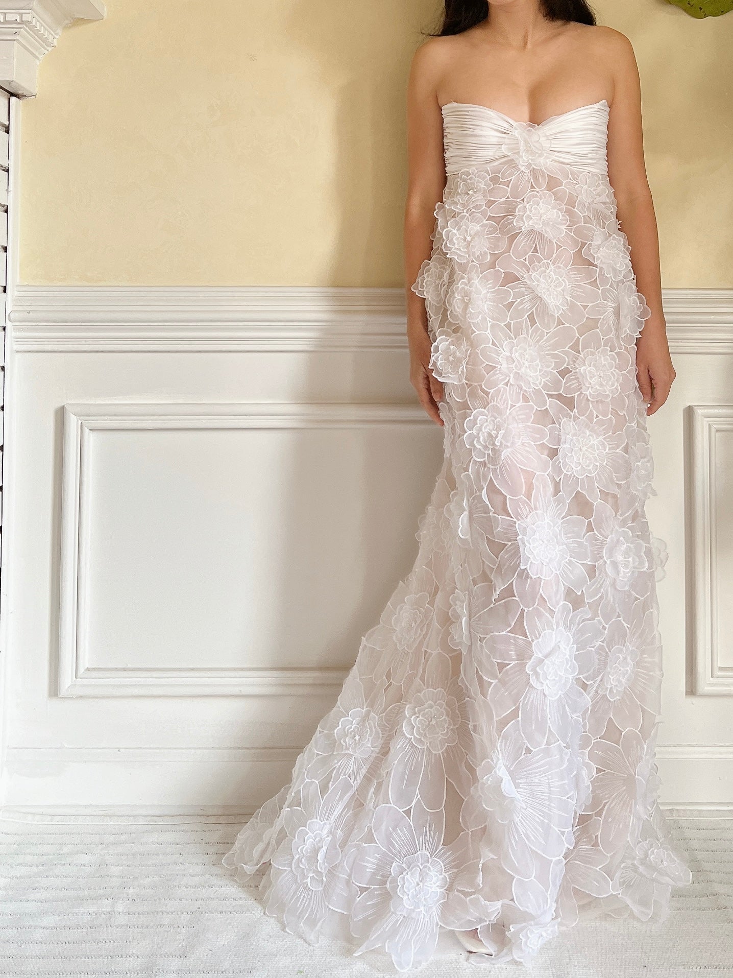 Y2K Organza Cutout Dress - XS/S