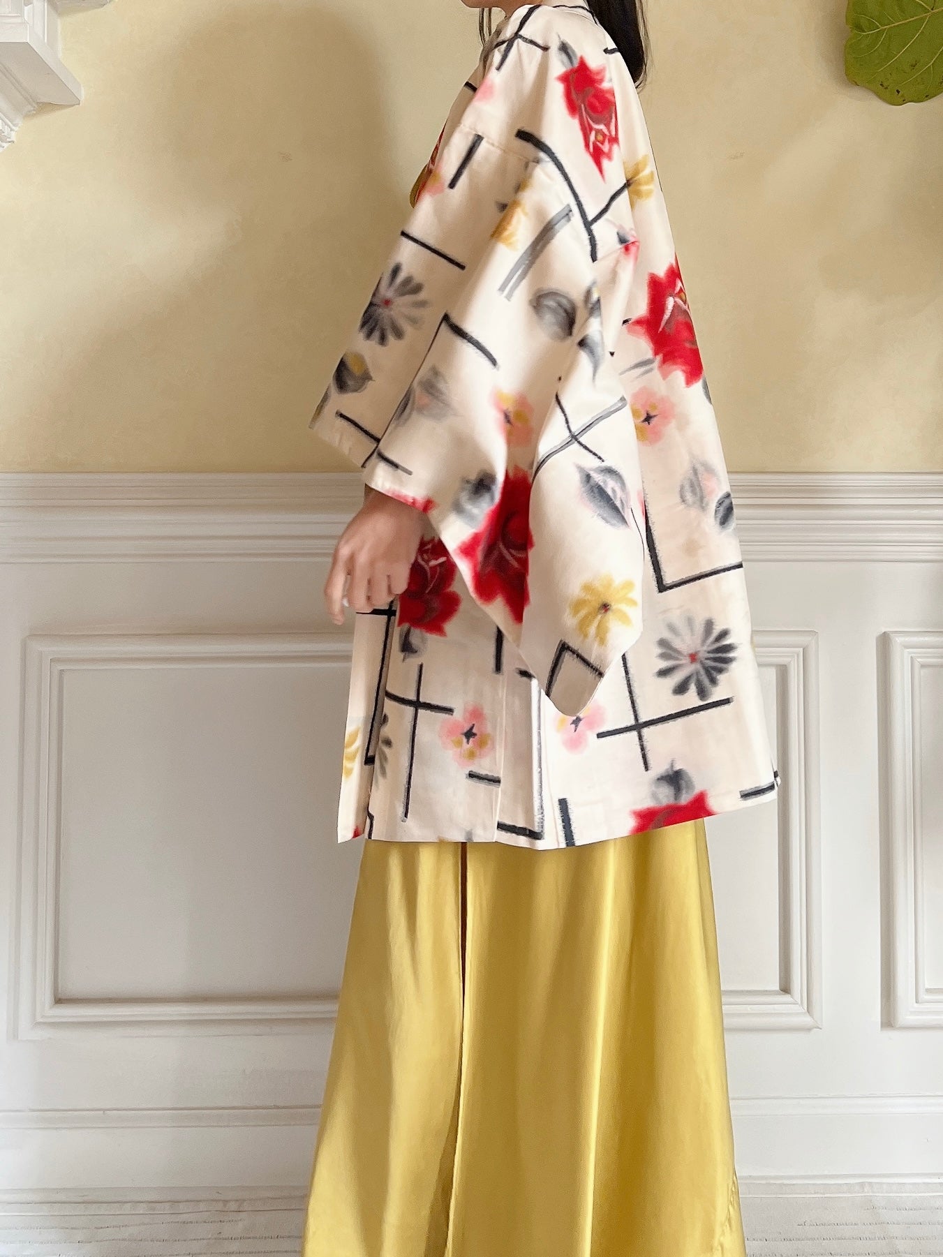 Vintage Pink Silk Kimono Jacket - OSFM