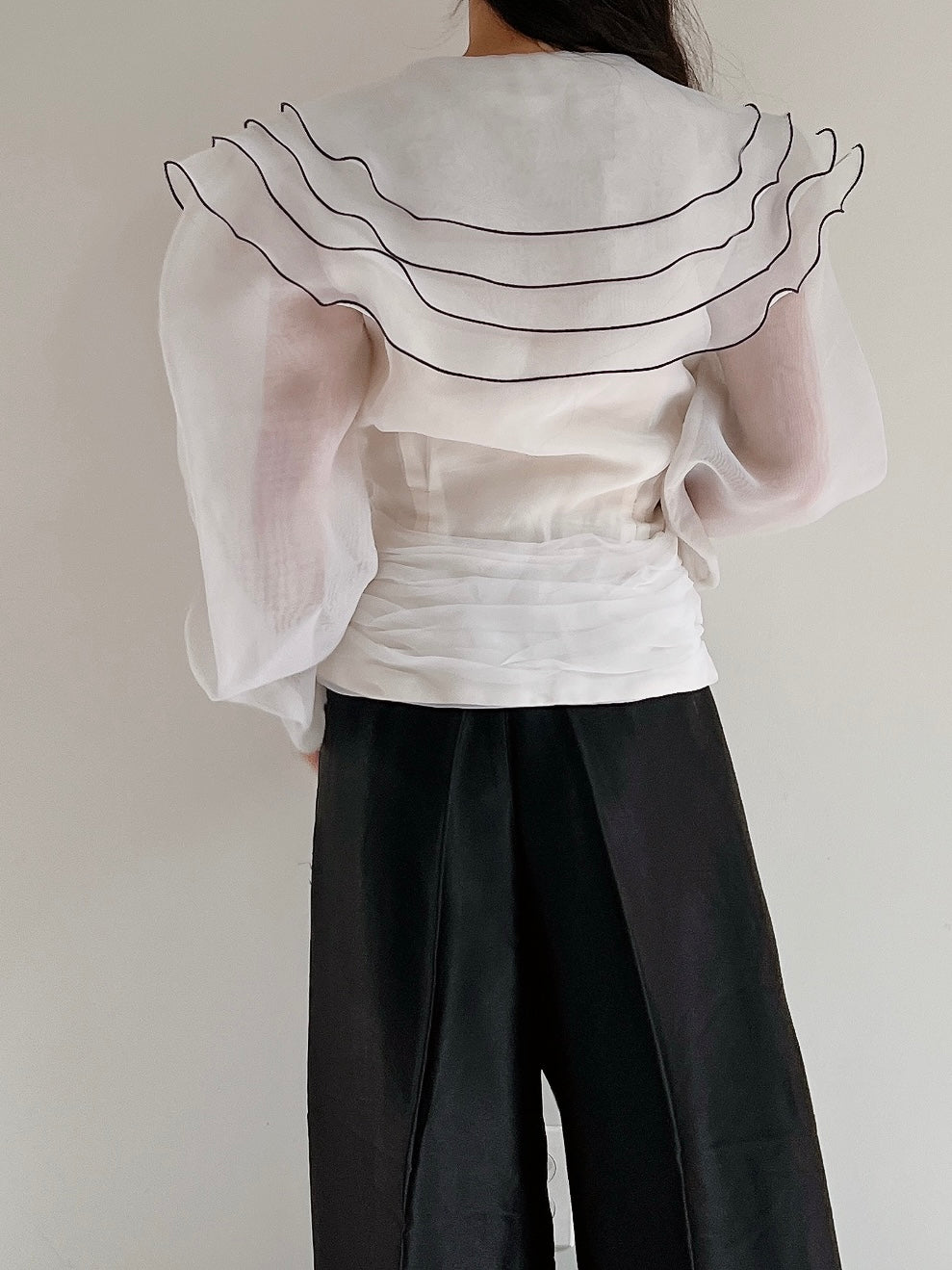 Vintage Organza Top - M