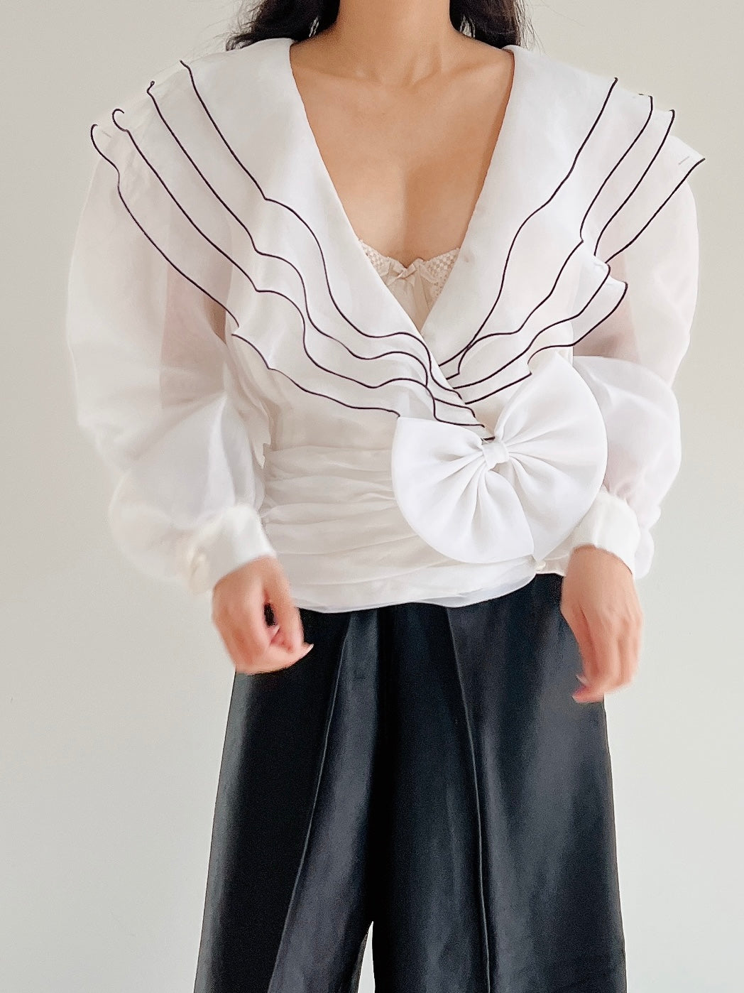 Vintage Organza Top - M