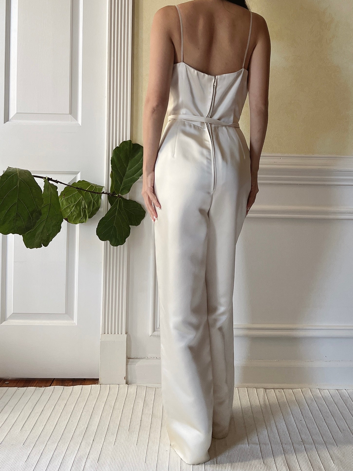 Vintage Malcolm Starr Satin Romper