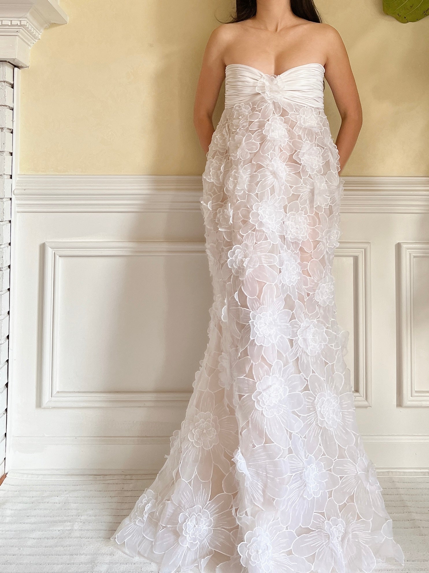 Y2K Organza Cutout Dress - XS/S
