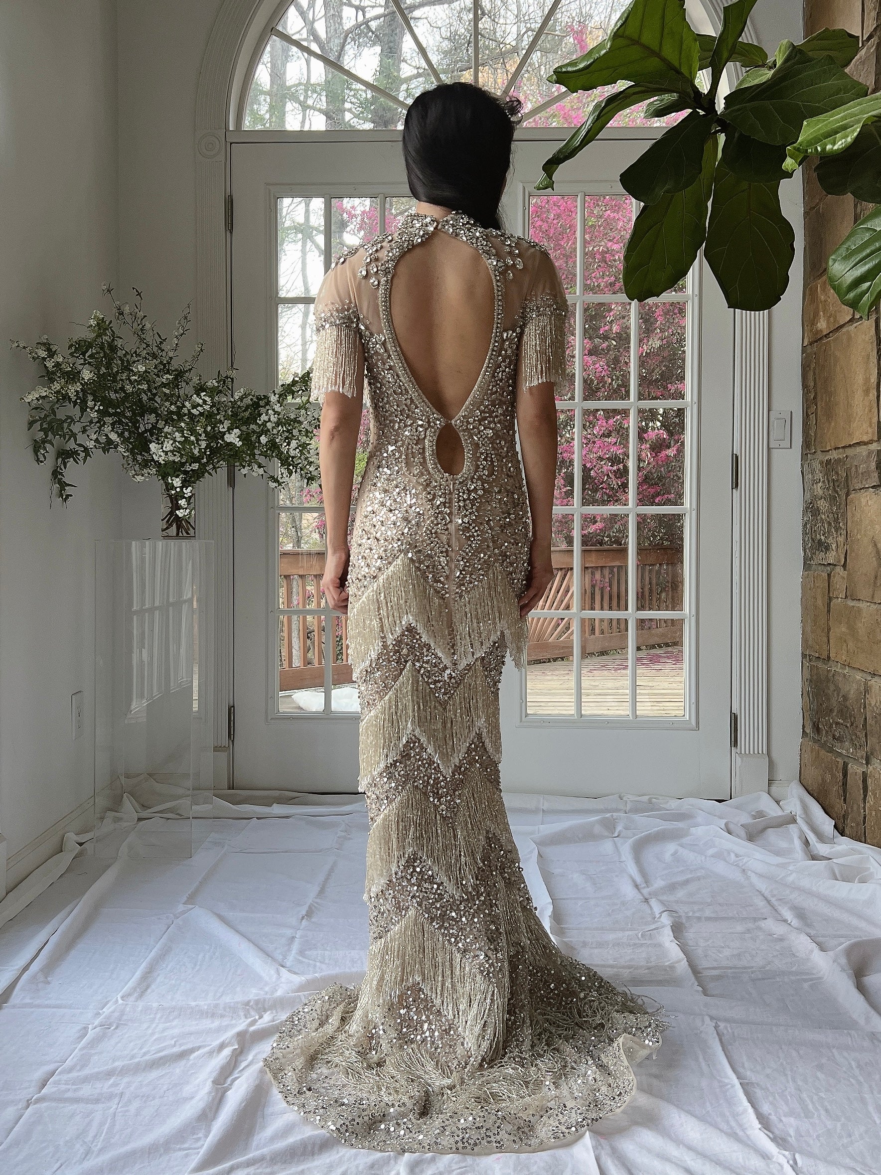 Couture Beaded Tulle Gown - XS/0/2