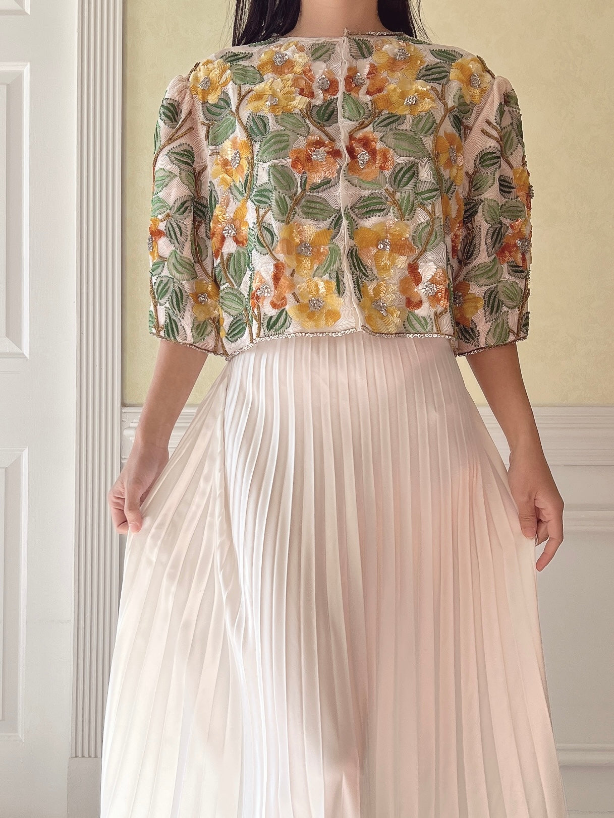 Vintage Beaded Jacket - S