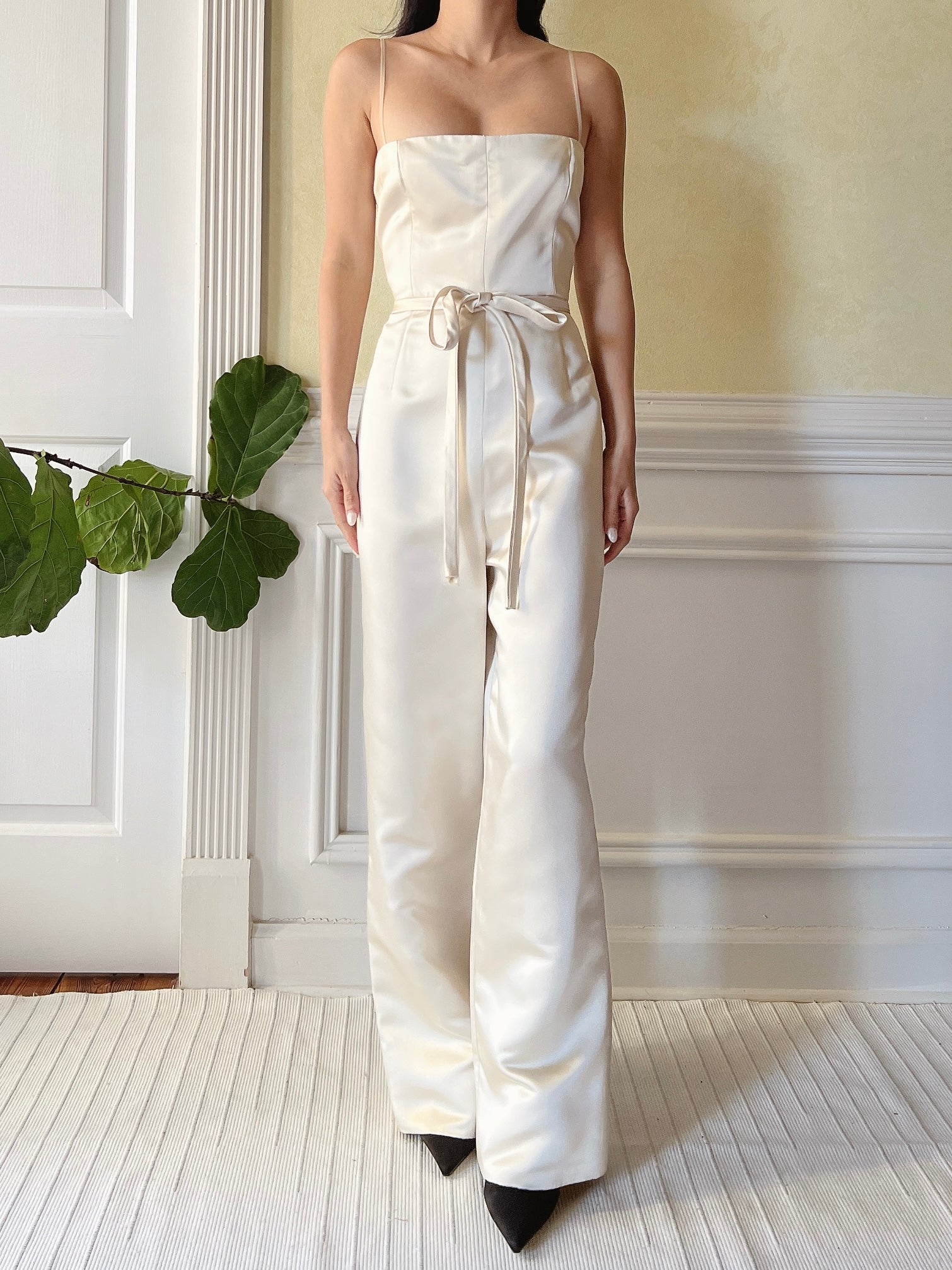 Vintage Malcolm Starr Satin Romper