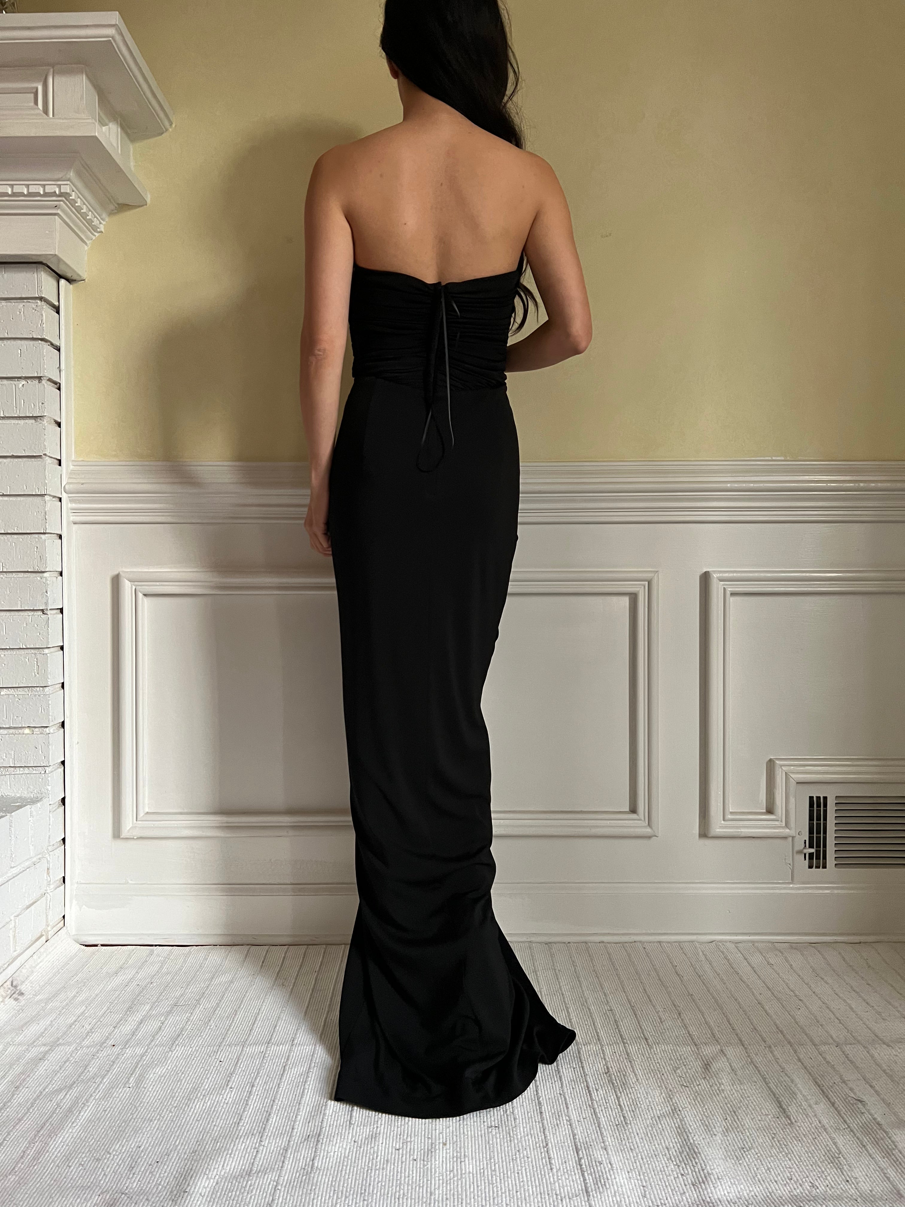 Vintage Vicky Tiel Ruche Dress - S/M/6