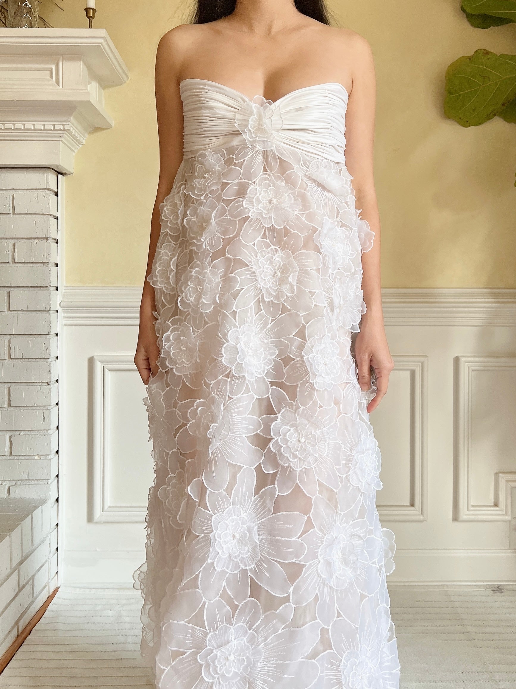 Y2K Organza Cutout Dress - XS/S