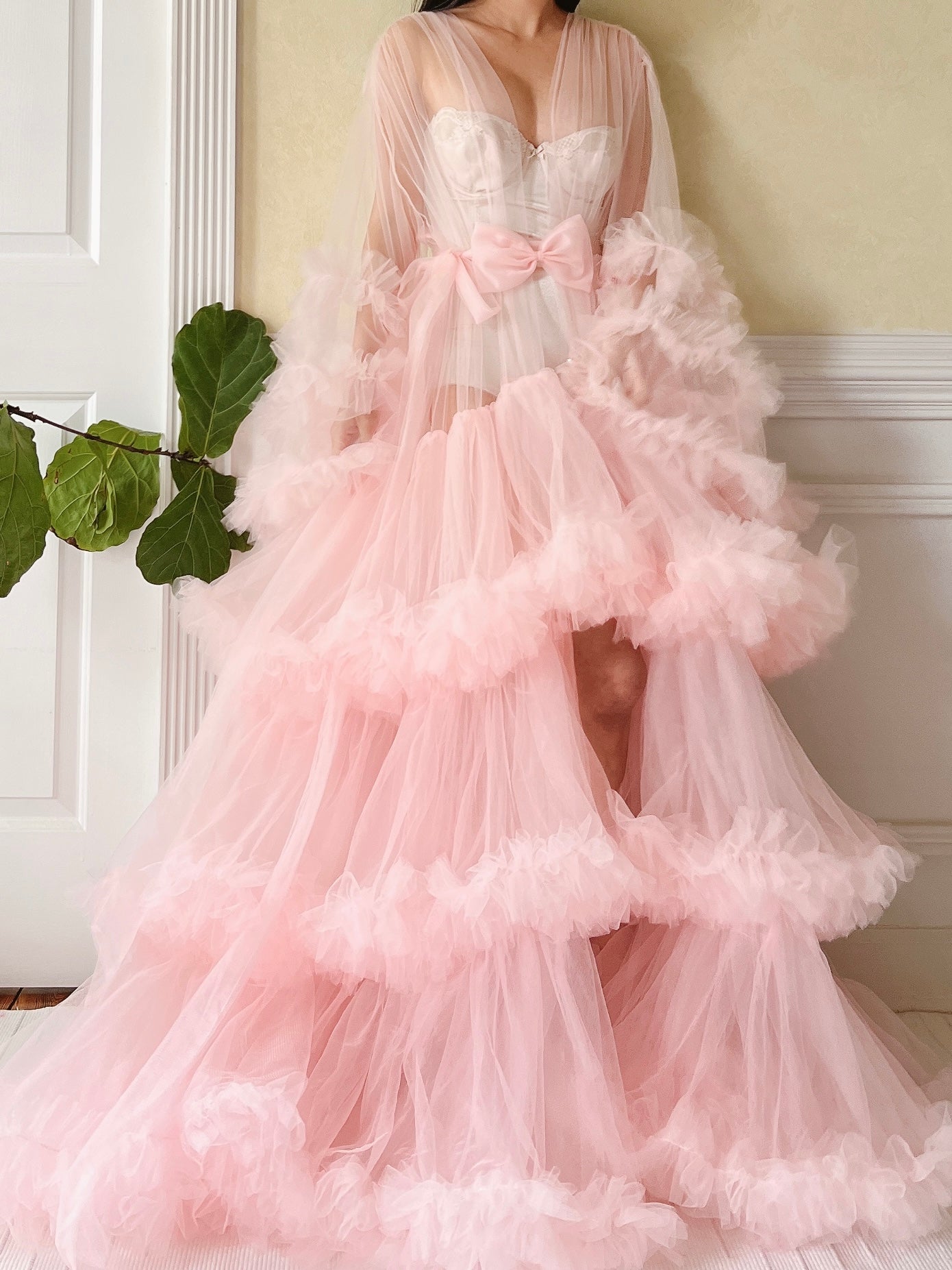 Pink Tulle Dressing Gown - OSFM