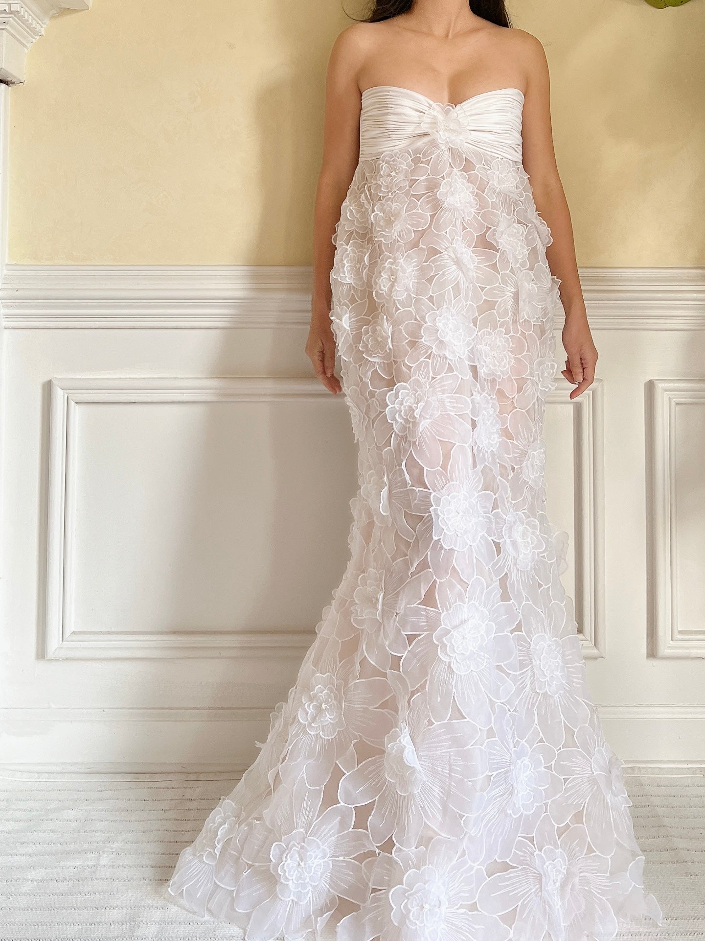 Y2K Organza Cutout Dress - XS/S