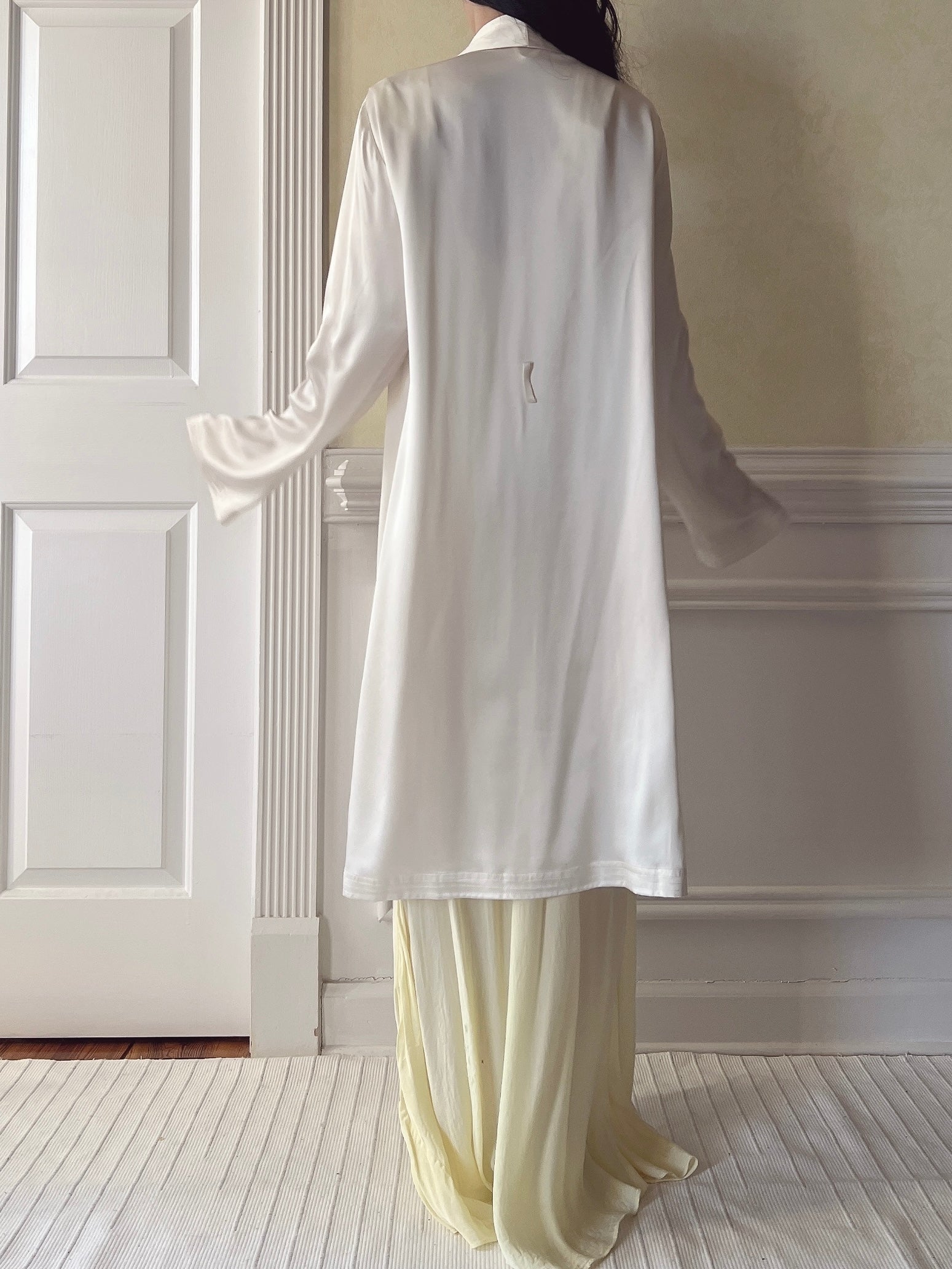 La Perla Silk Duster Jacket - S/M
